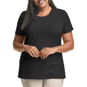 Women's Plus-Size Short Sleeve Crew Neck Tee